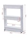 Generic 3-Shelf Storage Rack White