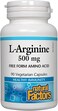 Natural Factors L-Arginine 500 mg 90 Vegetable Tablets