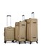 Giordano Trolley Bags 3 Pcs Set Softside Spinners, Beige