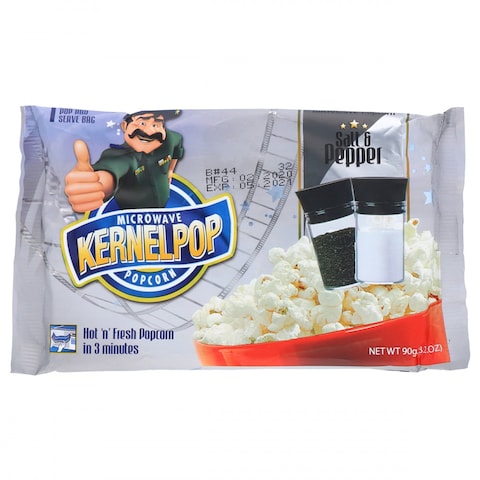 Kernel Pop Salt Pepper Microwave Pop Corn 90 gr