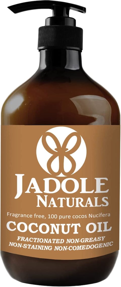 Jadole Naturals Fractionated Organic Coconut Oil Massage Oils For Hair And Skin - Liquid Mct Natural And Pure Body Oil Carrier Massage Oil