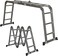 Robustline - Multipurpose Ladder 4x3 (12 Steps) 3.6 Meter