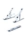 Generic 7-Level Adjustable Height Laptop Stand Silver