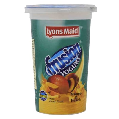 Lyons Maid Frusion Mango And Peach Yogurt 500ml