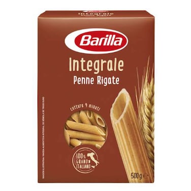 BARILLA PENNE RIGATE WHOLE WHEA500G