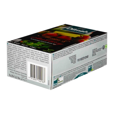 Dilmah Mango Strawberry Flavored Tea - 20Tea Bags