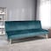 In House Celine 2 In 1 Sofabed Velvet Upholstered - Dark Turquoise