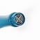 Clikon 2 In 1 Hair Styler With 2 Detachable, Rotating Cord, Cooling And Heating Functions, 1200 Watts - CK3315 Blue And Black