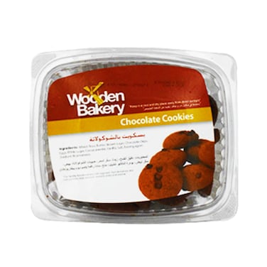 Wooden Bakery Chocolate Cookies Box 1 Piece