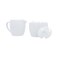 Symphony Porcelain Sugar And Creamer Set 3 Pieces Set