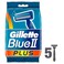 Gillette Blue II Plus (5 Pieces)