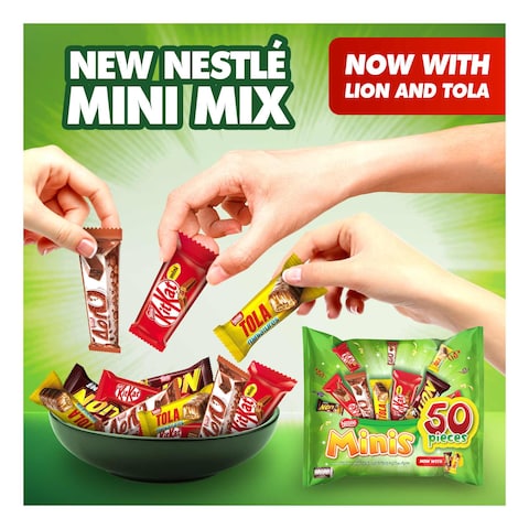 Nestle Mini Mix Chocolate 50 Pieces 647g