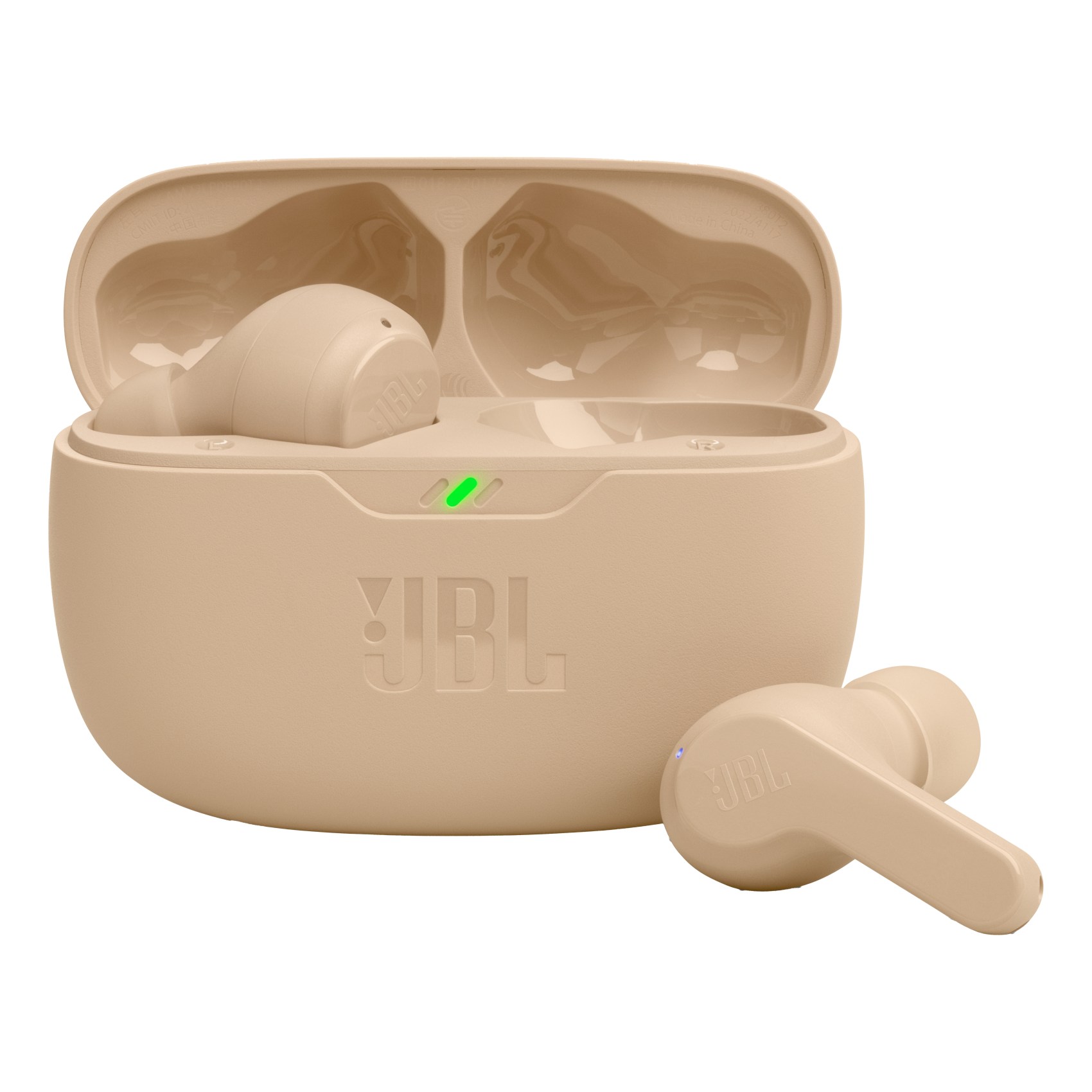 JBL Wave Beam Noise Cancellation True Wireless Earbuds Beige