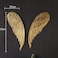 LINGWEI Small Angel Wings Iron Wall Decor Metal Wings Wall Ornament Rustic Style Glowing Wings Decor Hanging Industrial Wind Wall Decor Crafts