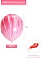 Party Time 25pcs Pink Marble Balloons 12 Inch Marble Agate Latex Balloons for Black White Birthday Party Tie Dye Balloons Decoration Wedding Baby Shower Halloween Festival Photobooth