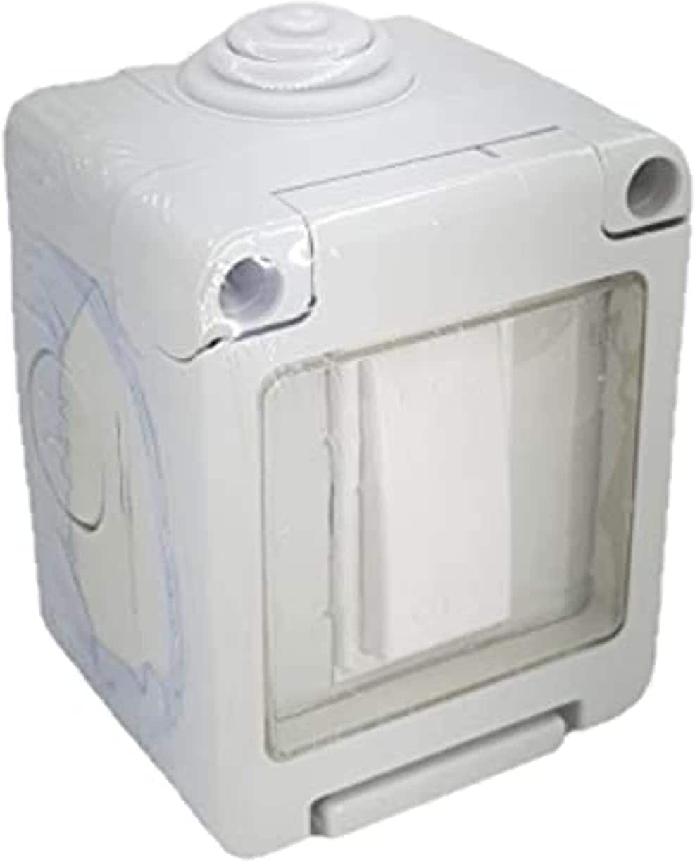 Buy ADMORE Outdoor Weatherproof Switch Socket IP55 Grey (1 GANG 2 WAY ...