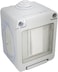 ADMORE Outdoor Weatherproof Switch Socket IP55 Grey (1 GANG 2 WAY SWITCH)