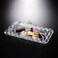 Vague Acrylic Rectangular Serving Set 54 cm White Design