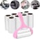 Pet Hair Remover Lint Roller with 9 Rolls Paper Core, Tearable Clothes Furniture Pet Cat Dog Lint Brush