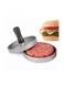 Befound Round Shaped Convenient Meat Press Kit -Silver/Black