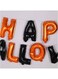 Generic Happy Halloween Letter Balloon Set