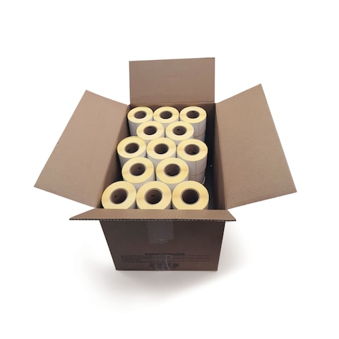 OSCAR Sticker Label 58x39 mm for Barcode Label Printer Scale   Direct Thermal &amp; Thermal Transfer   800 Labels per Roll   40 mm Core   20 Rolls