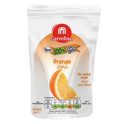 Carrefour Orange Juice 200ml
