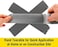 ABBASALI Duct Tape Silver 50 Yards x 2 Inches, Waterproof Strong Adhesive Tape for Patching, Sealing, Securing Cables and Labelling, Heavy Duty Tape for Indoor &amp; Outdoor Use, No Residue, Tear by Hand