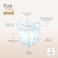 Pure Baby Diapers with Organic Cotton Core Size 6 (15-27 kg) 32 Diapers