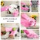 ZALCOON Silicone Dishwashing Gloves Reusable Rubber Cleaning Gloves, Dishwashing Gloves Silicone Glove Brush, Washing Gloves for Kitchen, Housework, Car, Bathroom, Clothes, Pet (Pink)