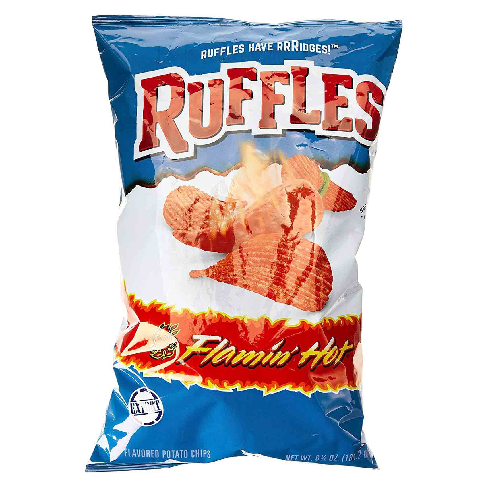 ruffles flamin hot chips