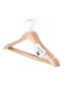 ROYALFORD 4-Piece Rotating Hanger Set Brown/Silver