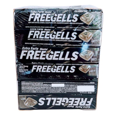 Riclan Freegells Drops Extra Strong Menthol Candy Stick 28g x 12 Pieces