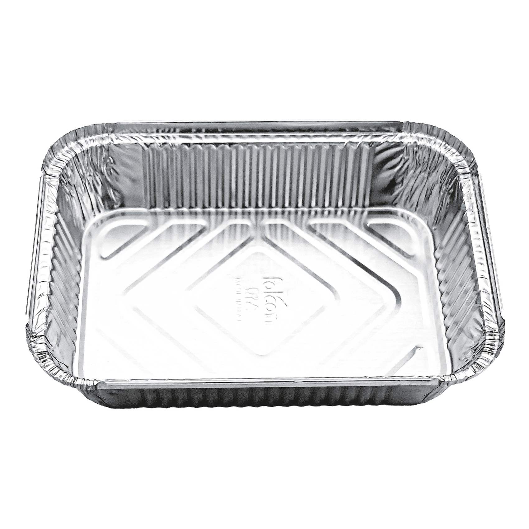 Falcon Aluminium Container With Lid 204 Silver 12 PCS