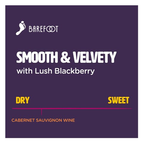 Barefoot Cellars California Cabernet Sauvignon Red Wine 750Ml