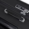 Eminent Hard Case Cabin Travel Bag Luggage Trolley Polypropylene Lightweight 4 Quiet Double Spinner Wheels Suitcase With TSA Lock B0002 Black