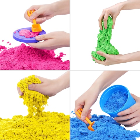 Oosh Slime Smart Sand Medium Foil Bag 500g Moldable, Squishable into Any Shape, Smart Sand for Girls and Kids 1piece Assorted