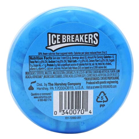 Hershey&#39;s Ice Breaker Coolmint Mints Candy 42g