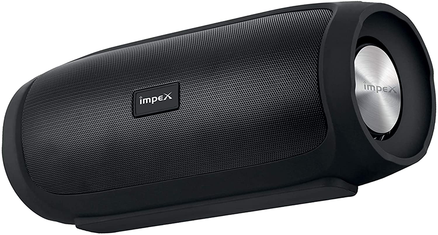 Impex Bts 2015 16 W Portable Wireless Bluetooth Speaker (2.0 Channel, Black, Red &amp; Silver)