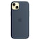 Apple Silicone Case Cover With MagSafe For iPhone 15 Plus Storm Blue