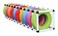Rbwtoys Colourfull 10 Tyres Set With Tyres Rack, Fitness And Training Set For Kids RW-16610 120&times;60&times;85cm