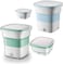 Folding Washing Machine, Mini Automatic Travel Home Travel Underwear Foldable Washer  for Travel Camping Apartment Dormitory, Assorted color