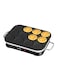 2-in-1 Pancake And Mini Crepe Maker 1600W Black