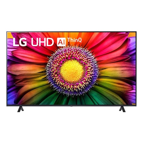 LG UR80 Series 75-Inch UHD Smart LED TV 75UR80006LJ Black