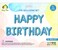 Party Time 1 Set of 16inches Baby Blue Happy Birthday Foil Balloon For Birthday Party Decoration, Birthday Banner Backdrop - Birthday Party Supplies