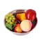 ECVV Stainless Steel Strainer Basket Fruit Vegetable Washing Bowl Metal Sink Strainer Mesh Colander Drain Net Basket ll (28cm)(SILVER)