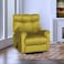 In House Velvet Rocking &amp; Rotating Recliner Chair - Gold - AB011
