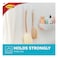 3M Command Hook Strip BATH18-ES White 3.375x1.375x1.125inch 2 PCS