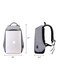Generic Anti-Theft Laptop Backpack With USB Charging Port Grey/Black