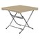 Square Table With Iron Base 75X75CM